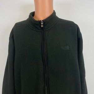 The North Face Full Zip Fleece Sweatshirt Black Season 083 Size XL